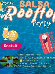 Salsa / Rooftop Party / Cours et soirée gratuite