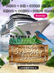 Vendredi / Soiree SALSA YATCH Party sur la Peniche  ANNETTE K.